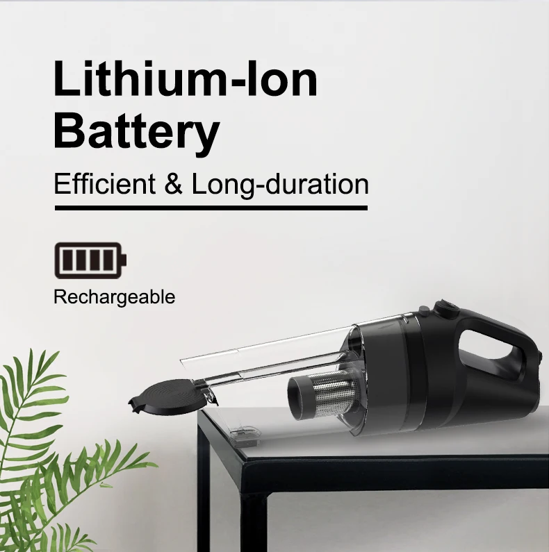 ELUXGO cordless handheld rechargeable vacuum cleaner with storage base