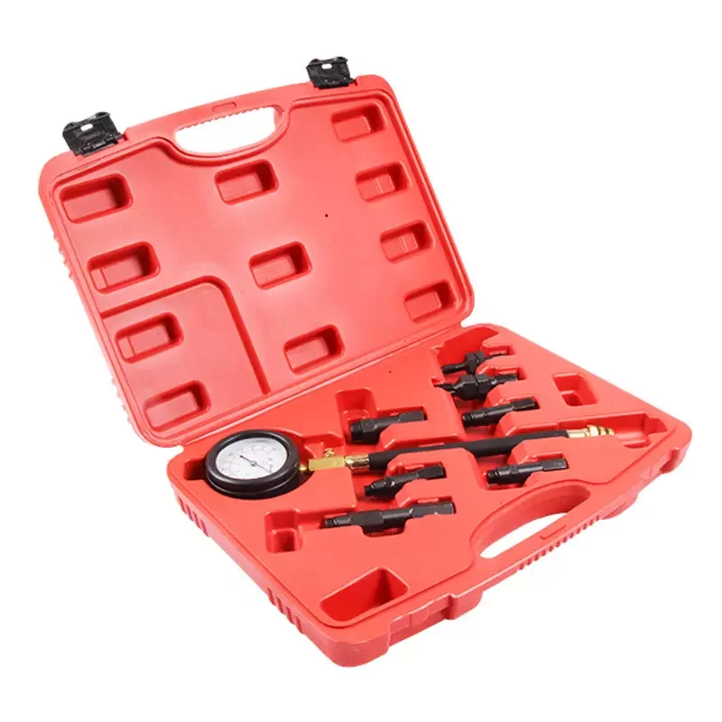 Petrol Engine Compression Tester Test Kit Gauge Car Motorcycle For Toyota