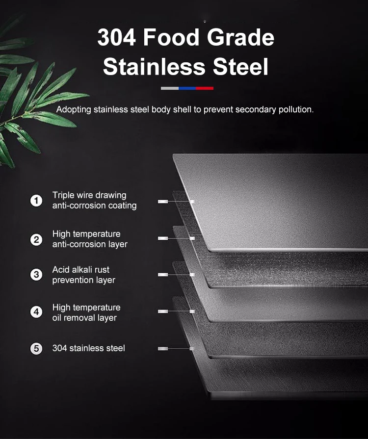 Level 5 ultrafiltration food grade 304 water filtration system with zero loss and no wastewater in the water purifier