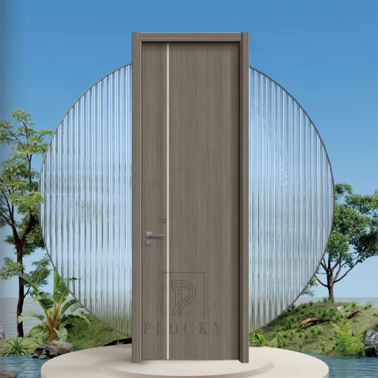 Latest new material competitive price interior solid core wooden door