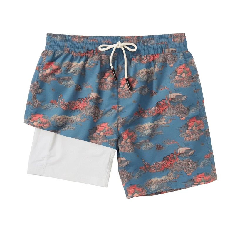 Custom Design Quick Dry Mens Beach Shorts 20 Colors Solid Swim Trunks Fashion New Styles Mens Swim Shorts