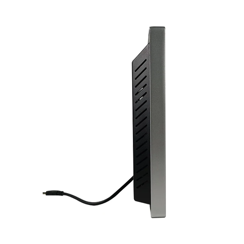 Aluminum alloy 12 12.1 inch high response industrial capacitive touchscreen tft lcd monitor for ATM machine