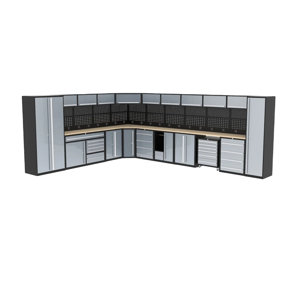 GD Garage Car Repair Modular Heavy Duty Workbench and Tool Cabinets Service Oem Odm Display Enclosure Tool Cabinet Steel