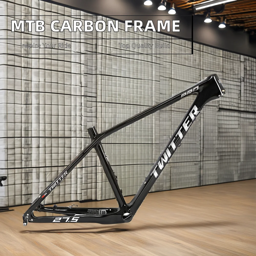 Оптовая продажа 27.5er 29er MTB карбоновая рамка для велосипеда внутренняя маршрутизация подвесная рама горного использования BMX