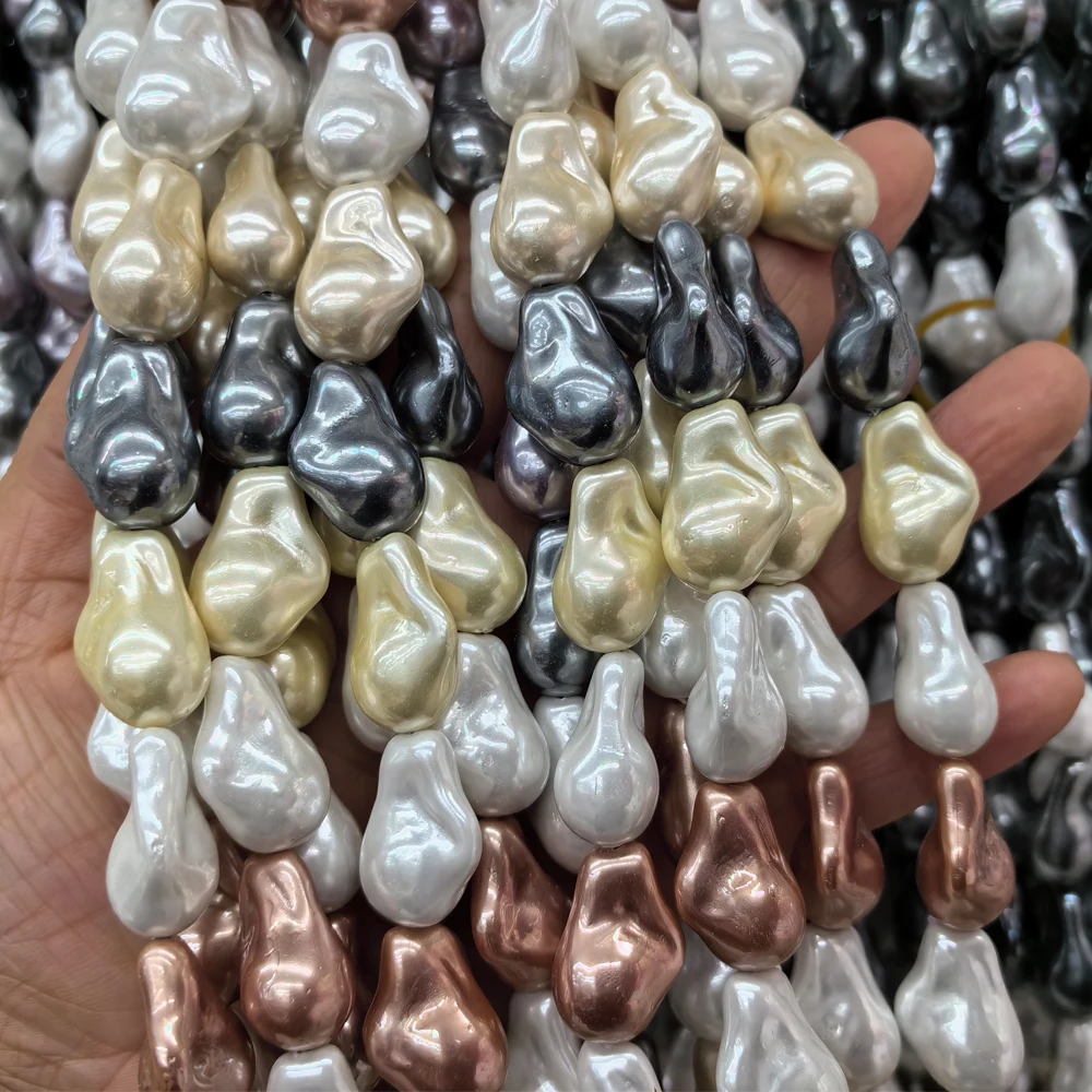Natural Baroque Shell Pearl Beads Colorful Irregular Nuggets Pearl Loose Beads For Jewelry Making Beading Supplies
