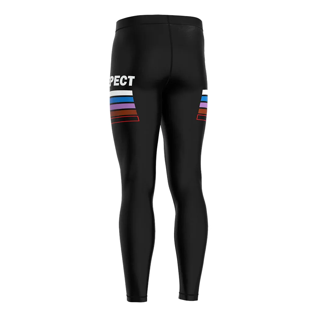 Design Oem Odm Sublimated Judo Bjj Leggings Compression Pants Cycling Running Custom Mma Rashguard Shorts Men Spats