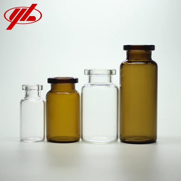 2ml 3ml 5ml 10ml 20ml 30ml Shandong Youlyy Pharmaceutical Injection Clear or Amber Borosilicate Tubular Glass Vial