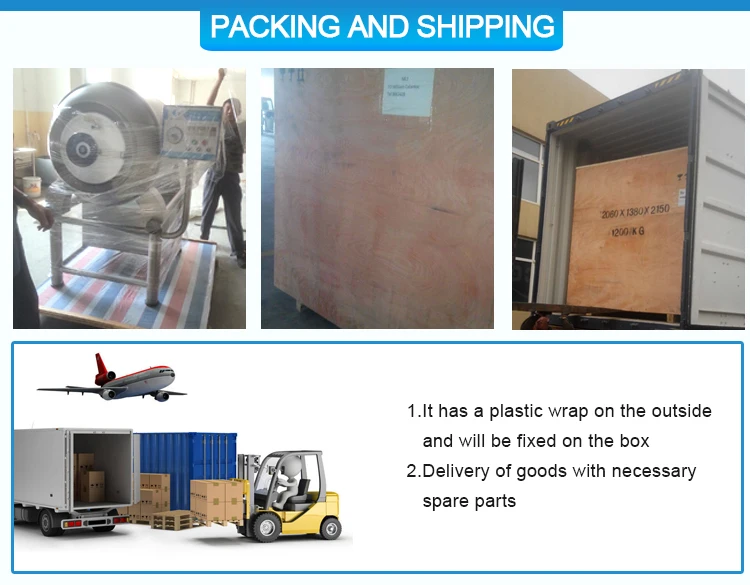 Commercial Fish Pork Vaccum Meat Massager Salt Marinator Vacuum Tumbler Chicken Marinating Machine