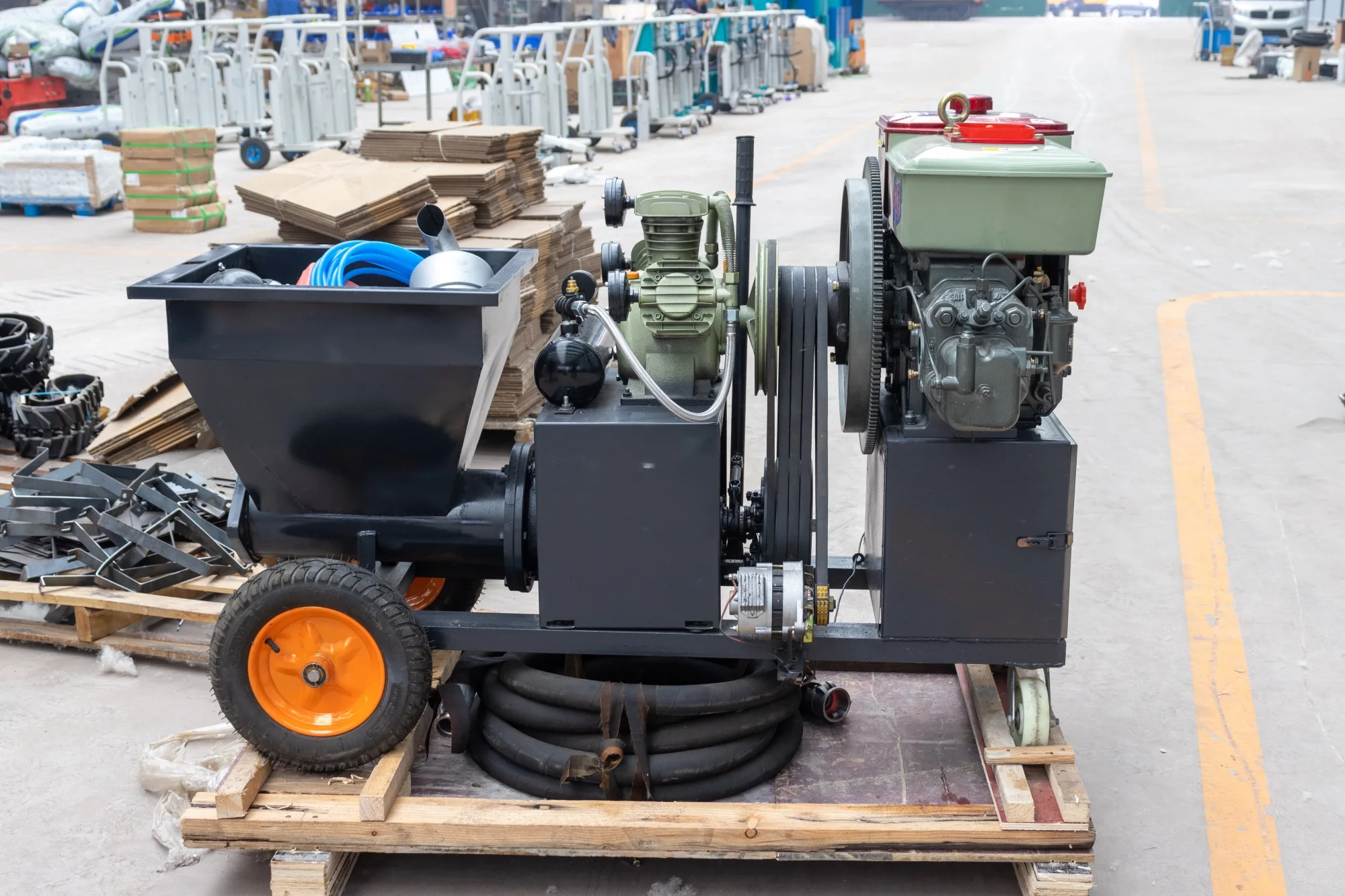 Hot selling high quality motor cement sprayer wall plaster mortar paint spraying machine