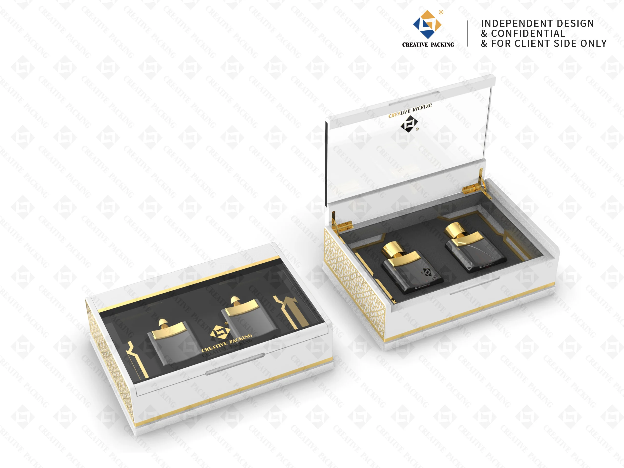 
Customized Arabic Perfumes Boxes Custom Perfume Bottle With Box Packaging 