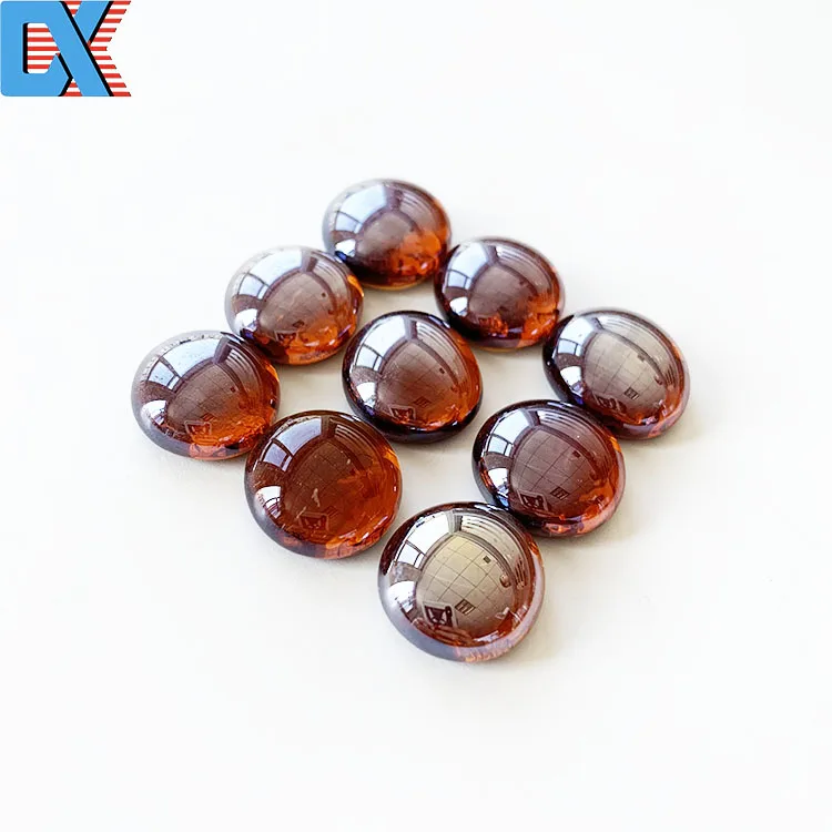 decorative clear back flat glass gems