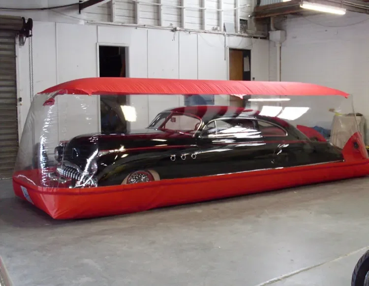 High Quality Durable Material Made for PVC Tarpaulin Inflatable Car Cover Bubble Tent for Car Shelter