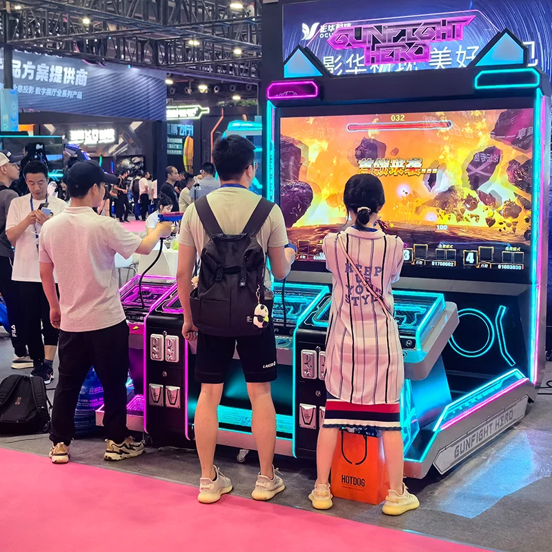 2024 Most Popular Latest Gun Shooting Vr Game Machine Gunfight Master Arcade for Game Center Amusement Park for 4 People Indoor