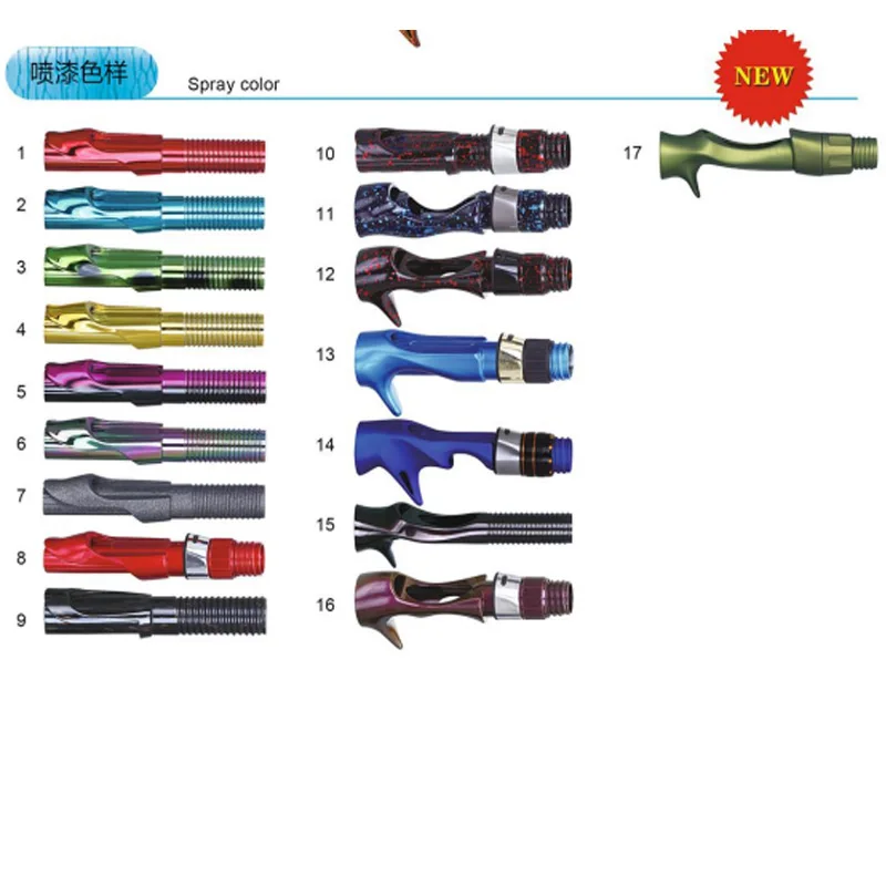 Booney IPS Multi Colors diy spinning fishing rod building components reel seats