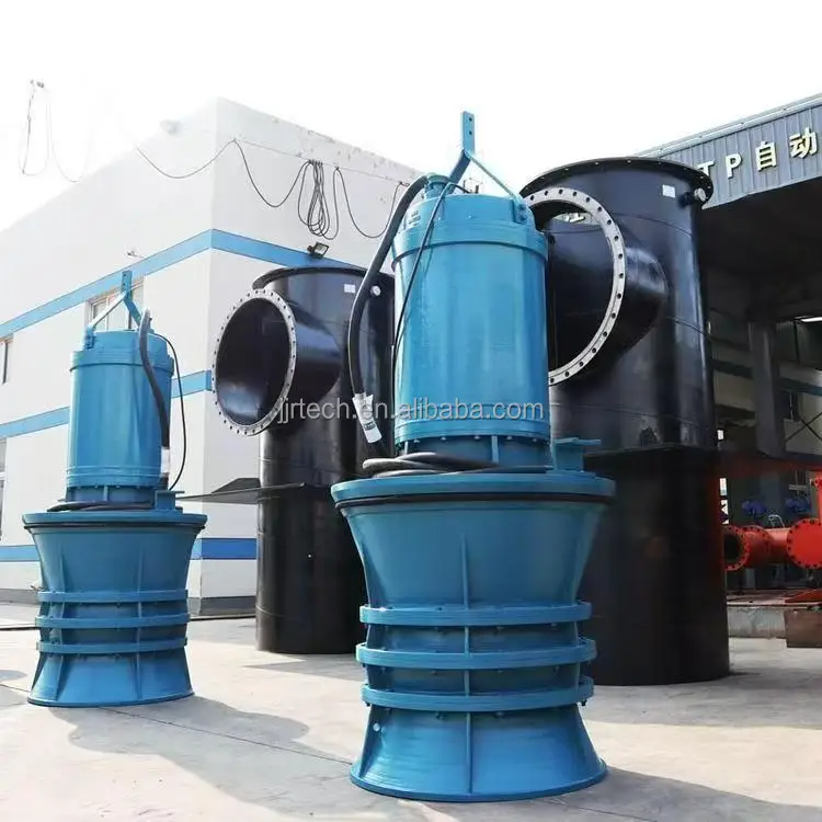 Large Flow Axial Mixed Flow Pump for Flood Control Water Draining Conservancy Submersed Axial Mixed Flow Water Pump Engineering