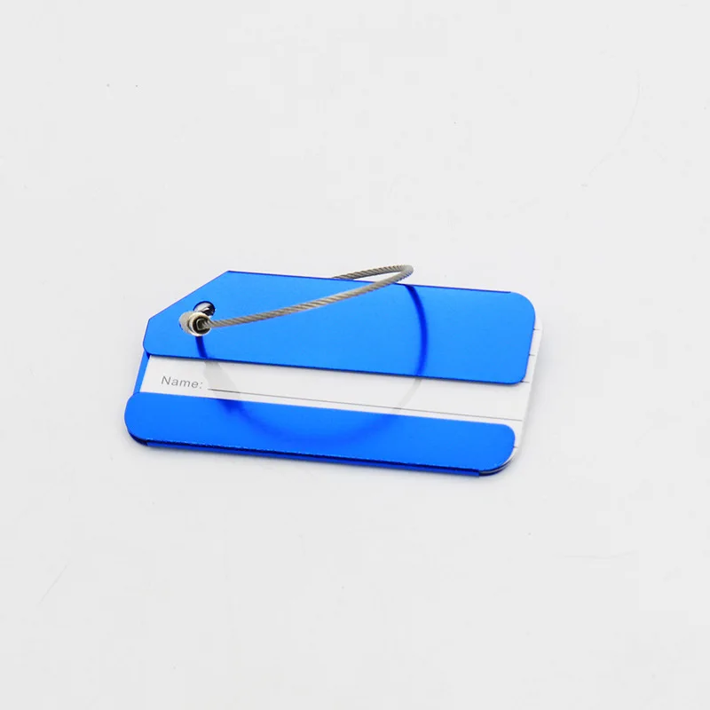 Creative baggage check-in metal hangtag airplane tag aluminum alloy luggage tag