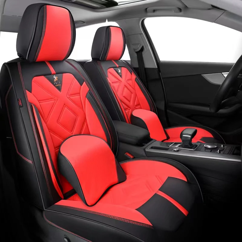 New design all-inclusive luxury original car seat cover PU PVC health model GM car seat cover