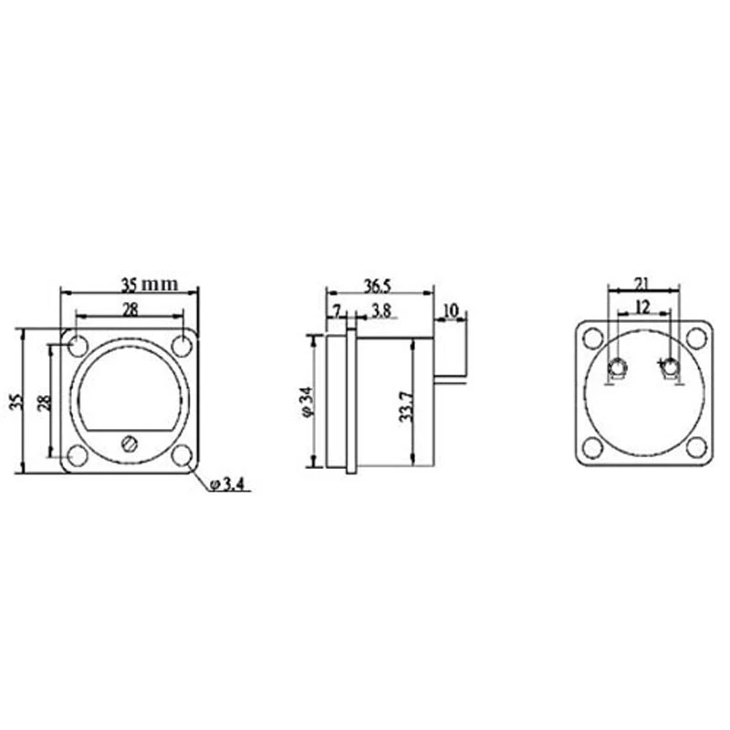 2pcs 500uA 630 ohms Analog Panel 34mm VU DB Meter Audio Level Meter 6-12V Warm Back Light for Amplifier radio