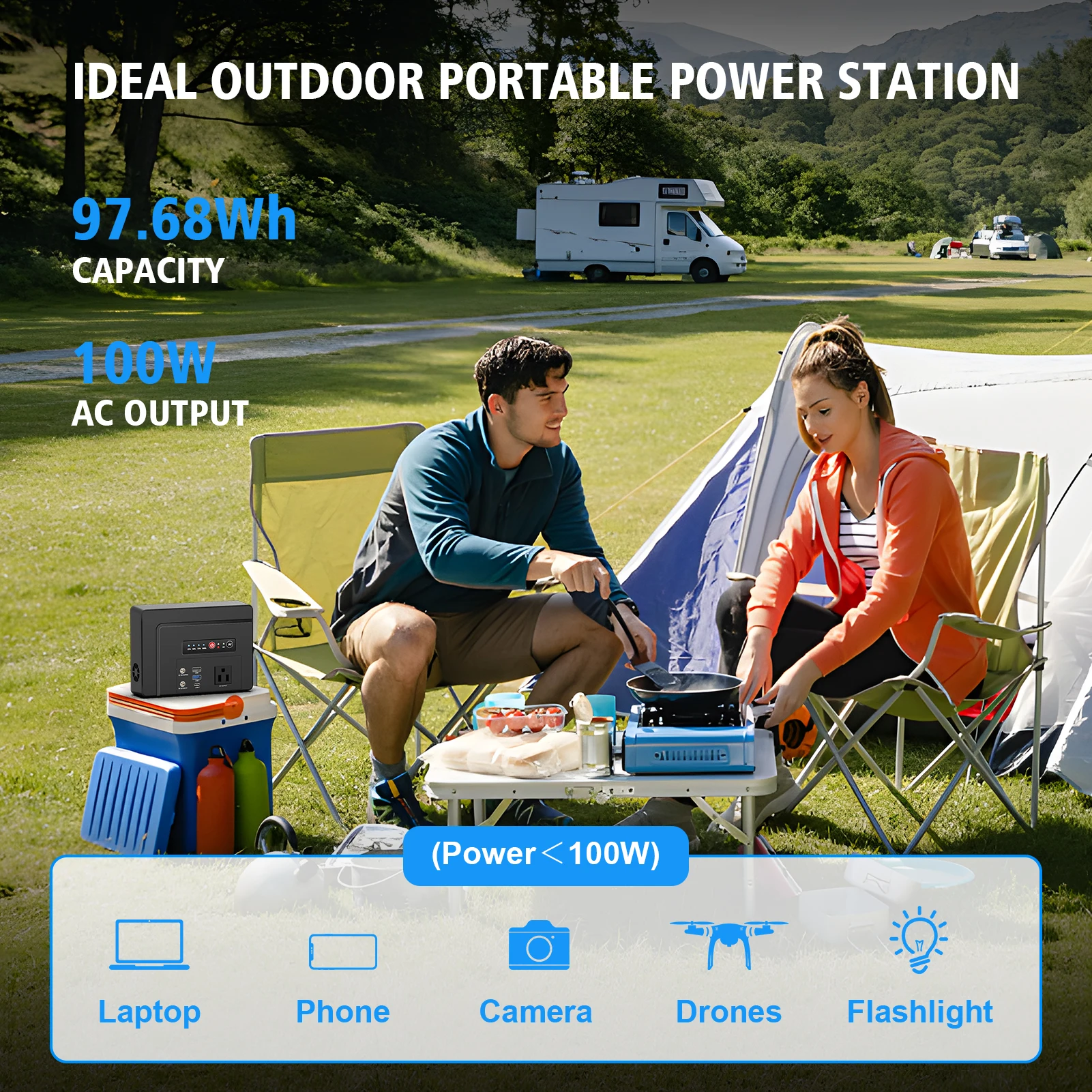 AC 100W PD 65W USB Portable Solar laptop battery charger powerbank dc portable power bank for laptop