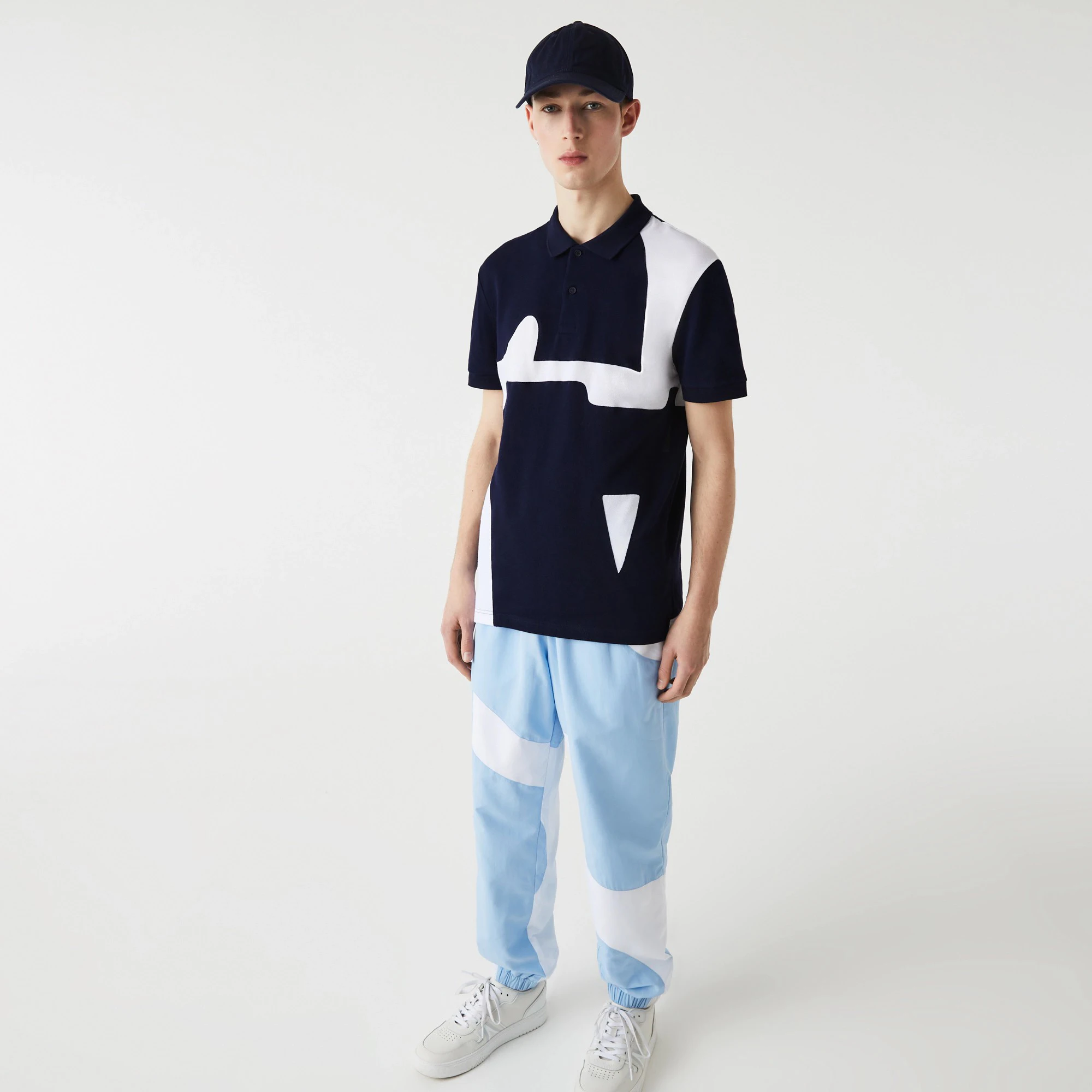 Original Sports Fit Print Cotton Sublimation Men Patchwork Colorblock Golf Polo Shirts Custom Logo