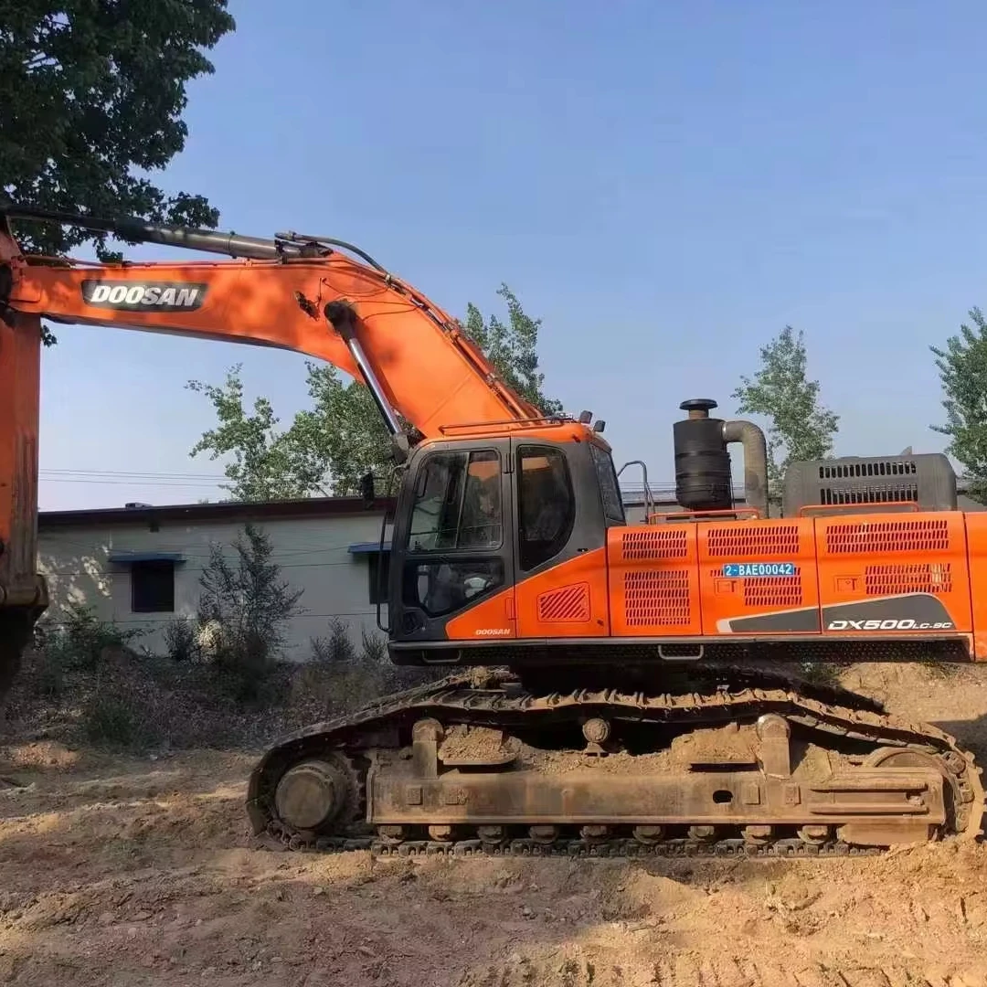Doosan DX500LC Подержанный 500 экскаватор горячая Распродажа гусеничный