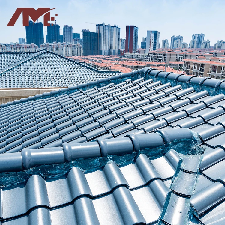 professional roofing supplier foshan clay porcelain roof tile