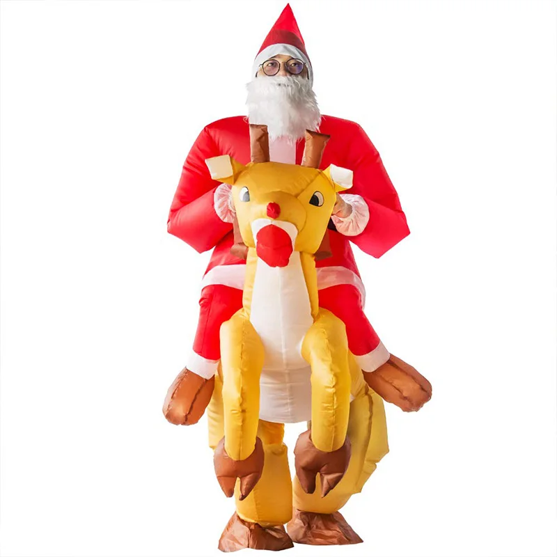 Fashion Child Skeleton T-Rex Dinosaur City Parada Adult Inflatable Sedan Car Costume