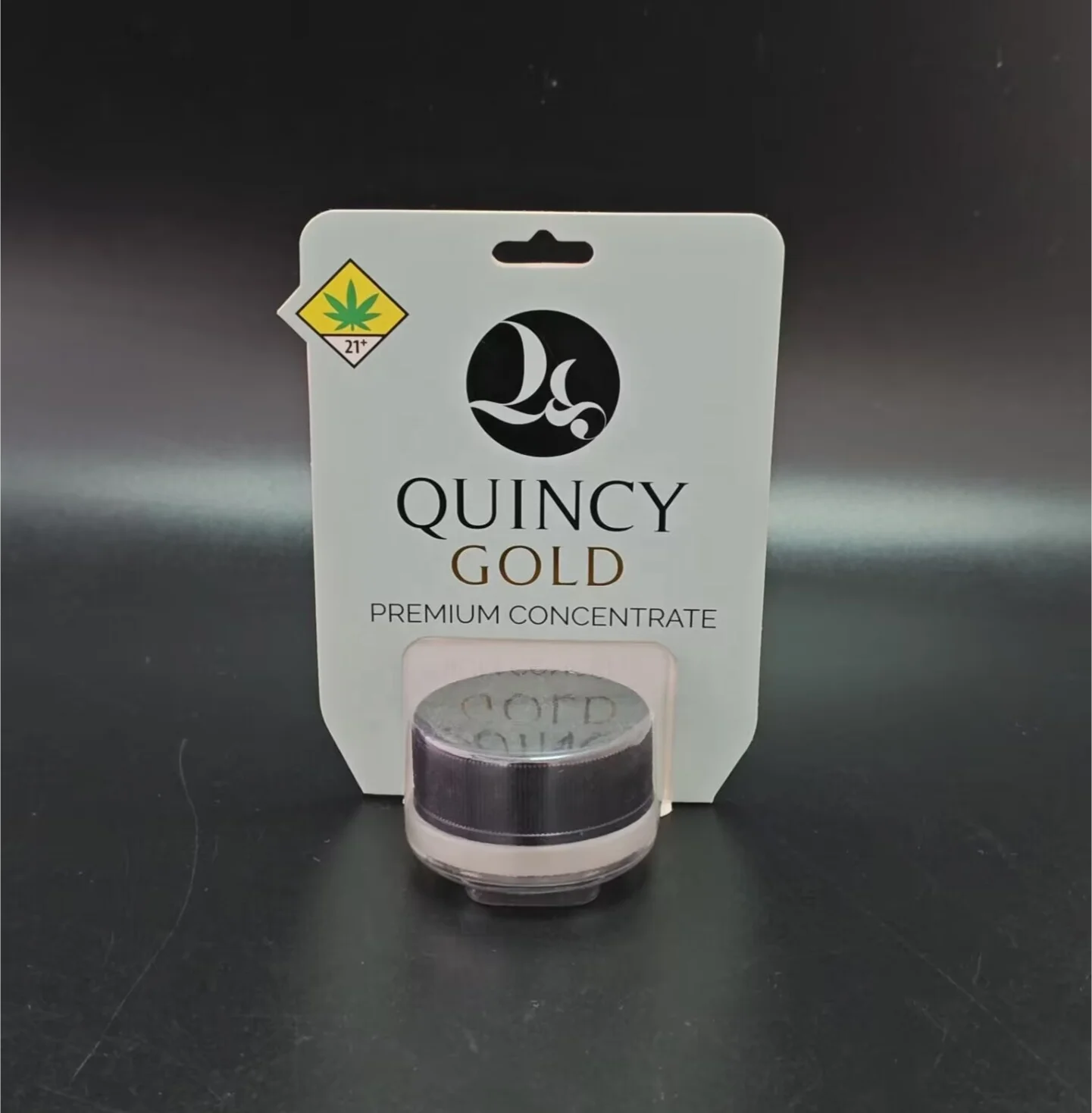 Customized Cold Seal Clam Blister Card Packaging Paper Blister Card With Adhesive Strips for Jar and Cartridge