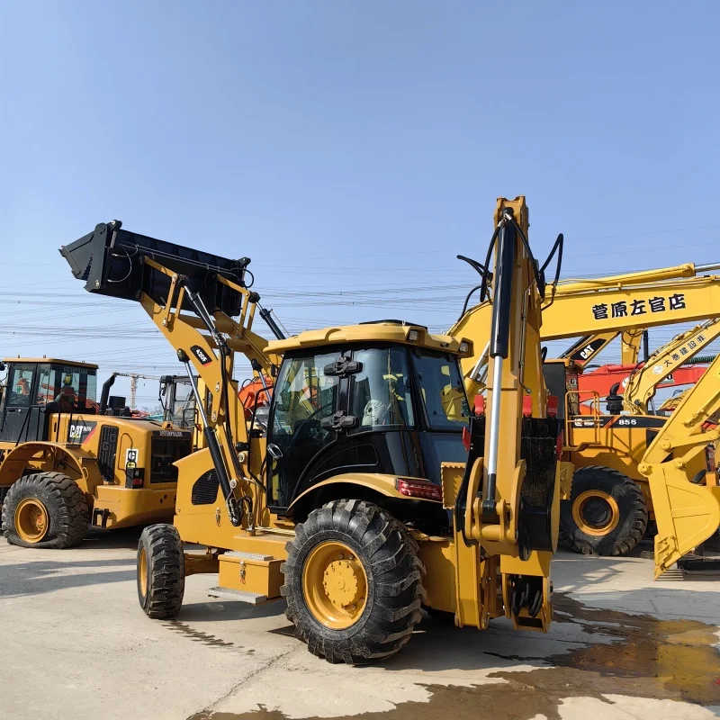 Экскаватор-погрузчик Caterpillar CAT420F используемый Средний оригинальный двигатель имеет надежное качество и долговечность по хорошей цене при строительстве