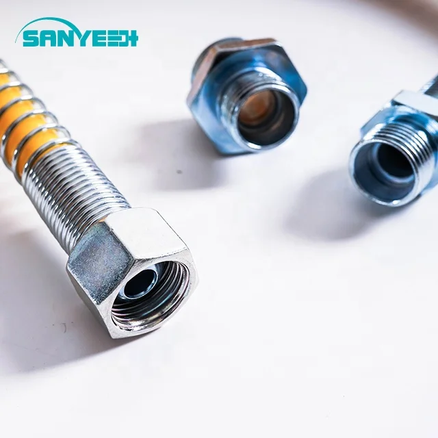 PU 12*8mm Yellow Trailer Service Spiral Line Air Coils Coiled Air Tube with Nuts