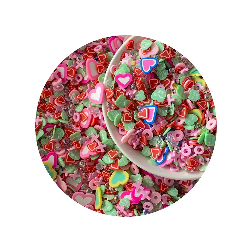 2024 New Product  Art Nails Miniature Polymer Clay Sprinkles Slices Slime Filling and Nail Art Stickers