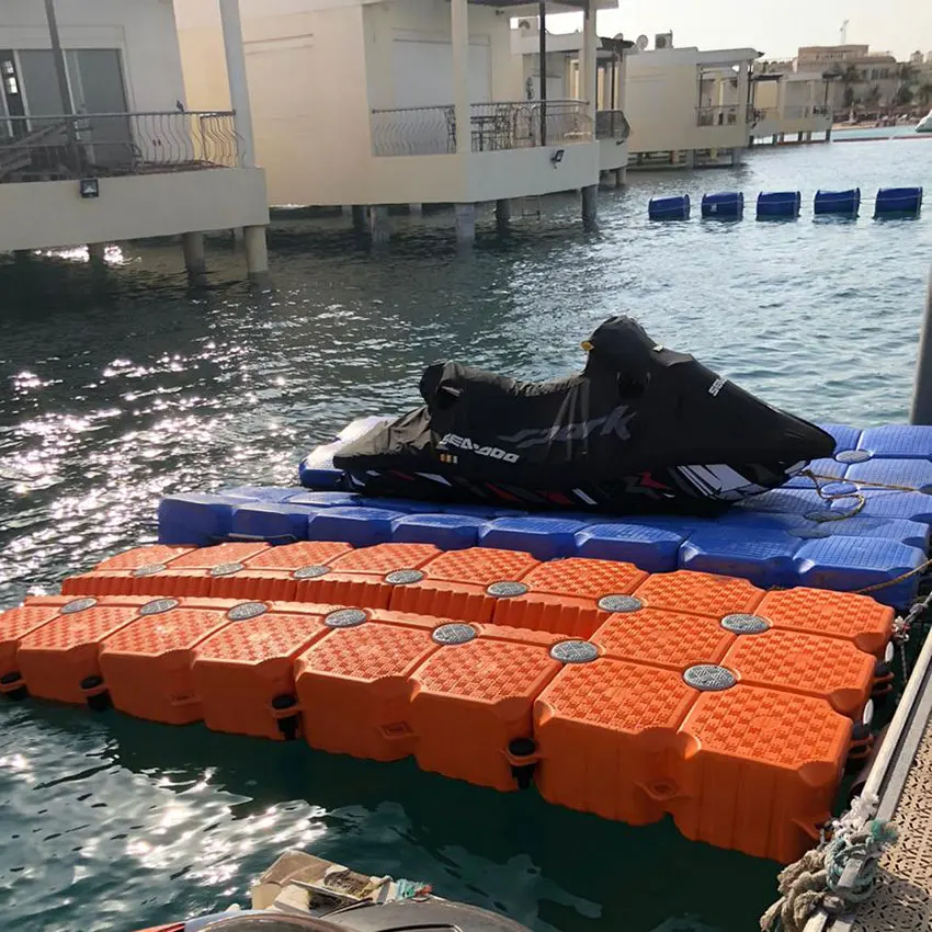 Customize jet ski winch floating dock accessories for jetski floating dock