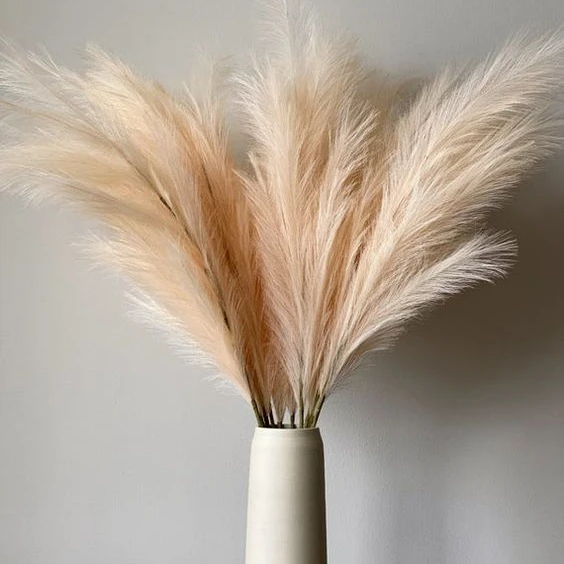 Искусственный большой пампасный травяной цветок для украшения на складе, низкая цена, новинка 2020
