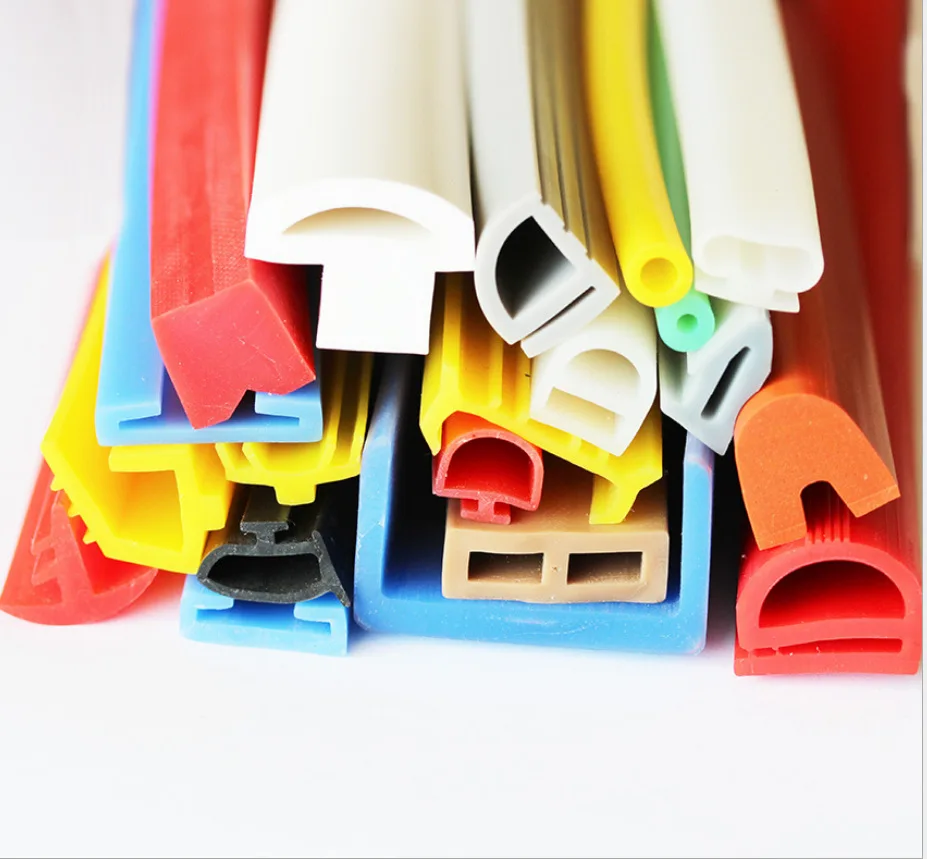 Wholesale custom mechanical rubber strip/EPDM foam sealing strip/D type rubber sealing strip
