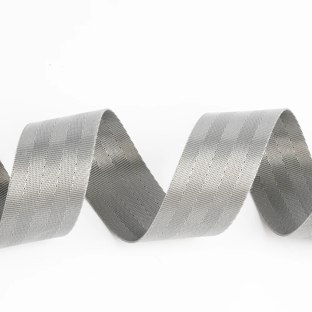 High Tenacity 2.5cm 3.8cm 5cm Polyester Webbing Car Seat Belt Webbing Seatbelt Webbing