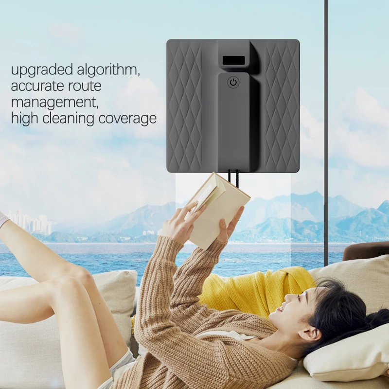 Strong Weight Bearing Prevent Falls 50ml Water tank Automatic Water Spray Window cleaning robot For Home