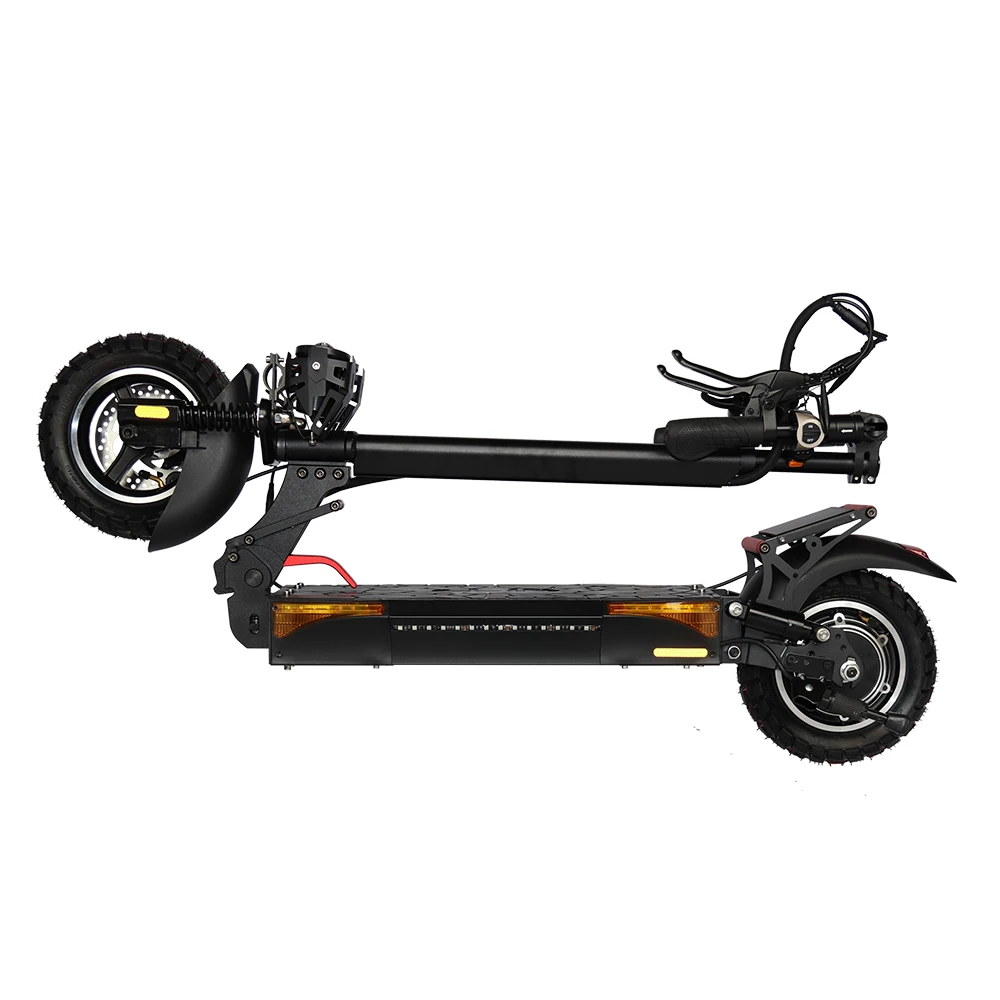 New 48v 800w Rear Motor Foldable Electric Scooter with 10 inch Off-road Wide Tire EU US Warehouse for Sale