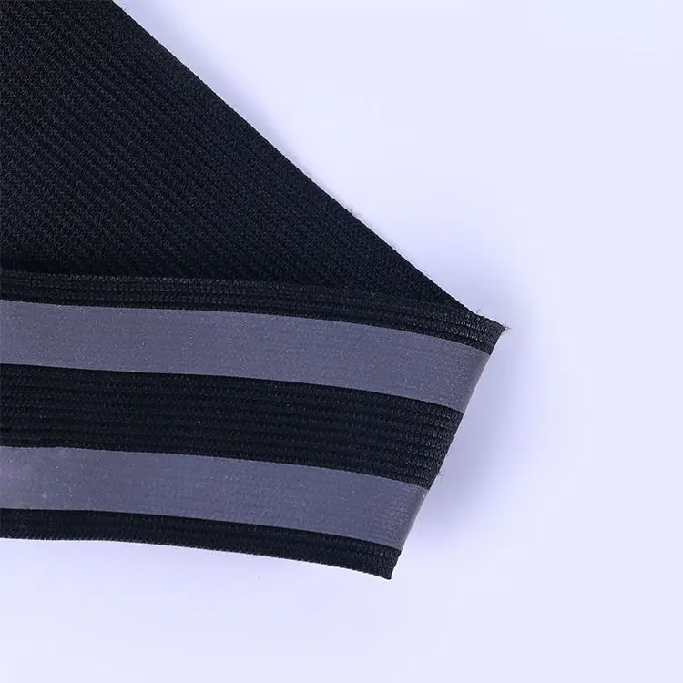 High Quality Custom 2.5cm Super Power Suspender Spandex Polyester Elastic Webbing Band