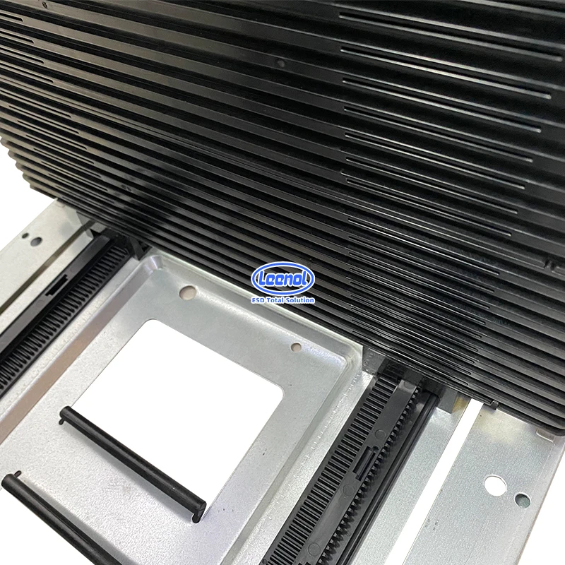 Leenol Custom Logo SMT ESD PCB Magazine Circulation Rack for PCB Storage