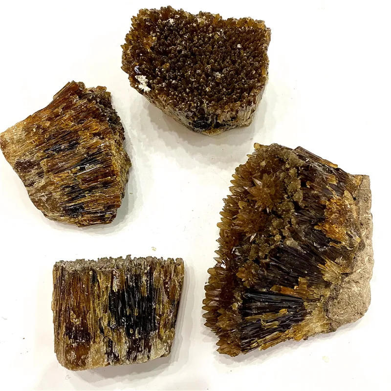 Wholesale Rough Crystal Quartz Amber Calcite Cluster Stone Raw Amber Calcite For Home Decoration