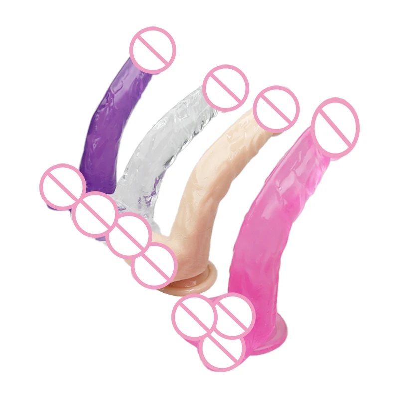 Curved Realistic Penis Diameter 3.6cm Dildo Huge Cock Soft Double Silicone Dick Adult Toys Real Skin Touch Sex Toys For Women Ma