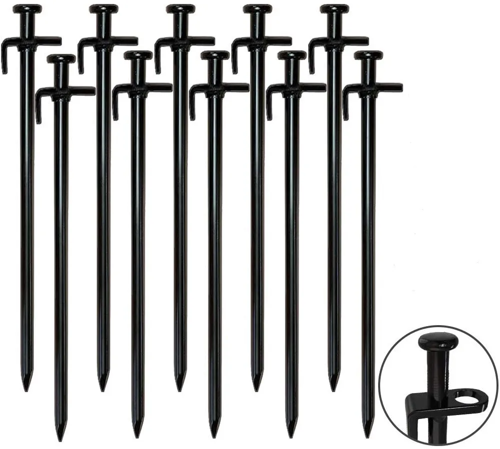 Оптовая продажа, открытый, кемпинг, пляж, снег, титан, нержавеющая сталь, железный тент peg