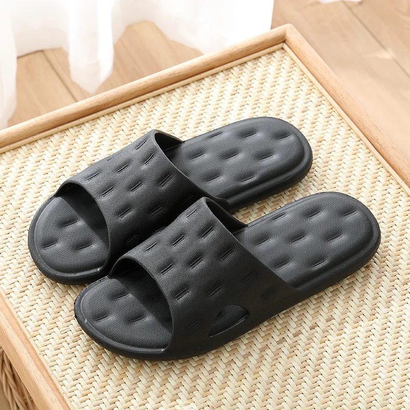 Factory wholesale step on shit sense female summer net red sandals men and women eva thick sole non-slip breathable home slipper