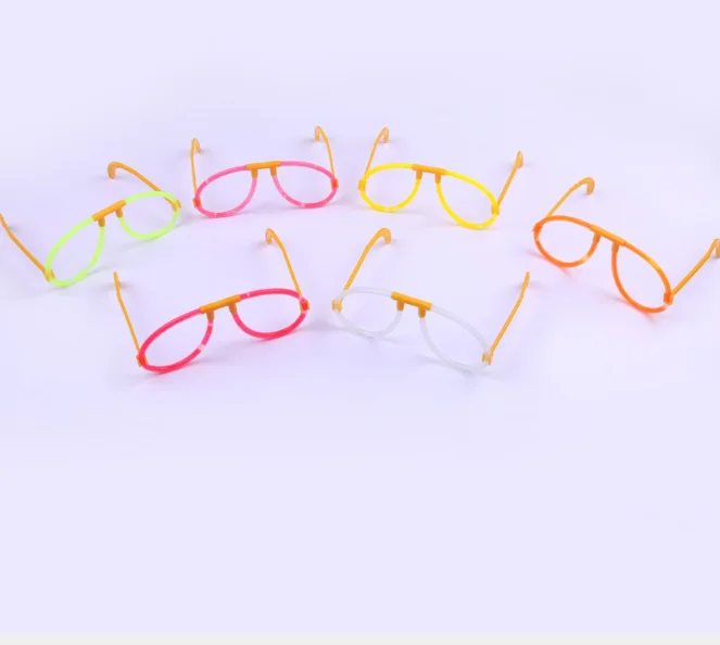 Light Up Glow Fluorescence Eye Glasses for Christmas Party
