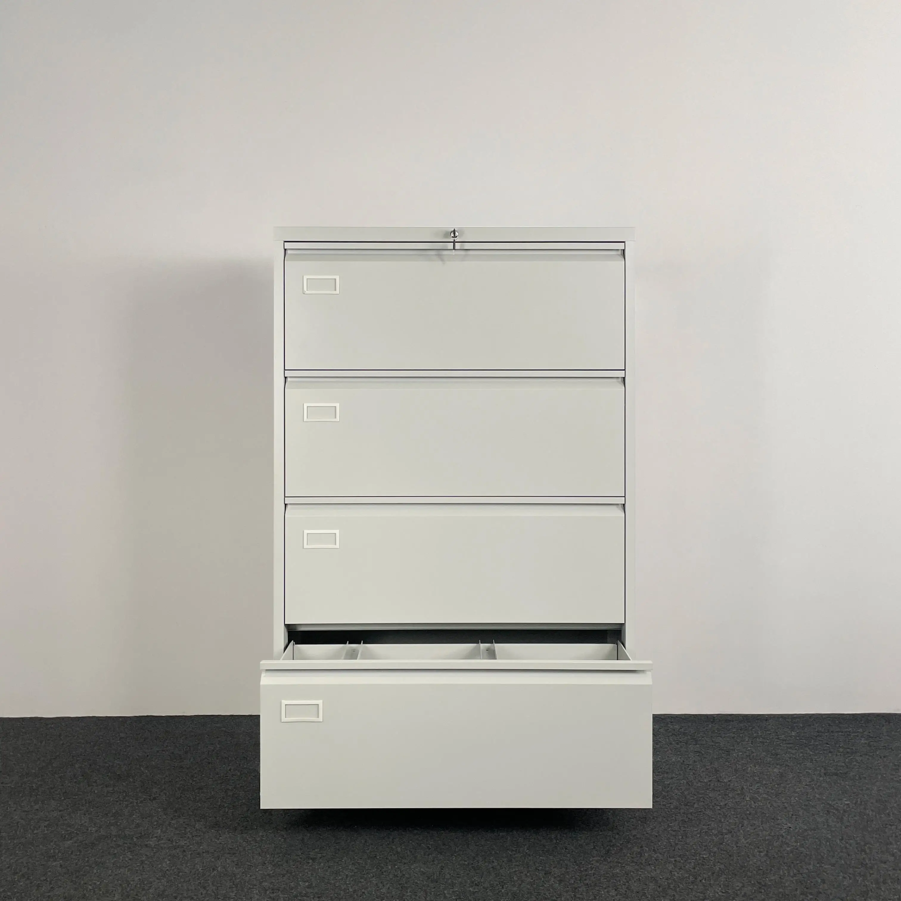 Manufacture Lateral Filing Cabinet Steel 4 Drawer Cabinet Office Metal Storage Cabinet with low price