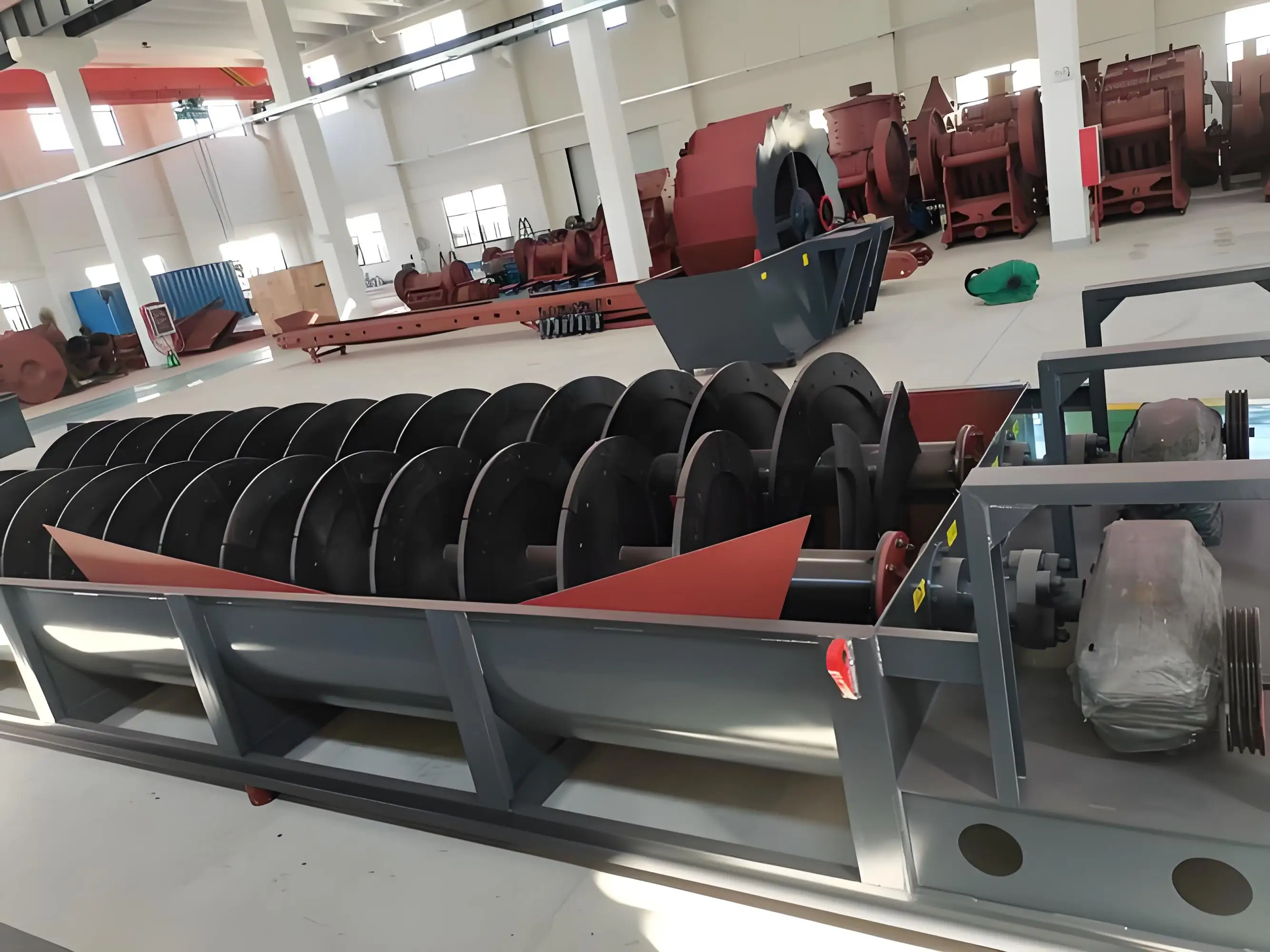 Small Energy Consumption High Efficiency And Favorable Price Sand Gravel Cleaning And Debris Removal Spiral Sand Washing Machine