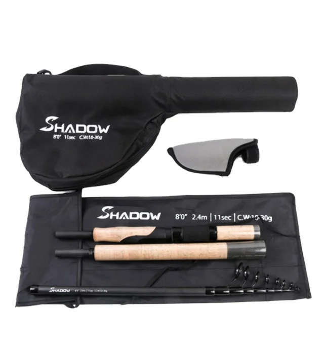 Телескопическое спиннинговое удилище из углеродного волокна для путешествий