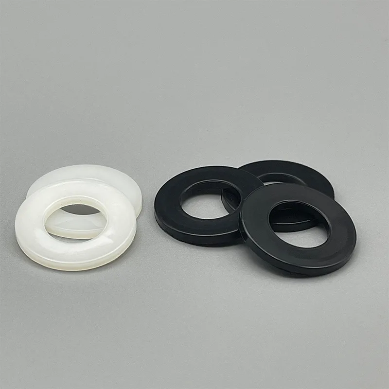Wholesale Customized Plastic Parts Injection M3 M4 M6 M8 M10 M12 Flat Steel Washers Nylon Washers