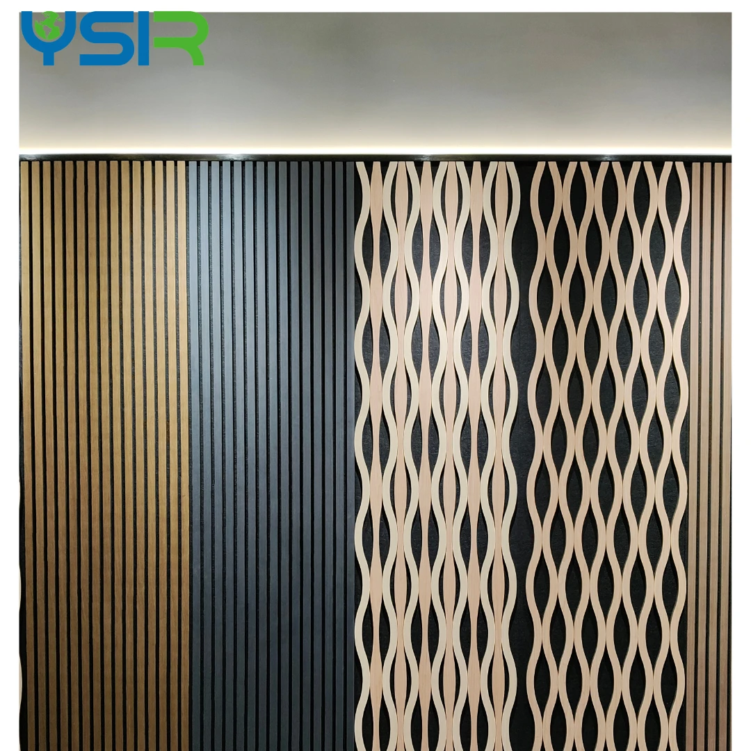 Декоративная декоративная деревянная акустическая настенная панель Звукоизоляционная для внутренней отделки 3d