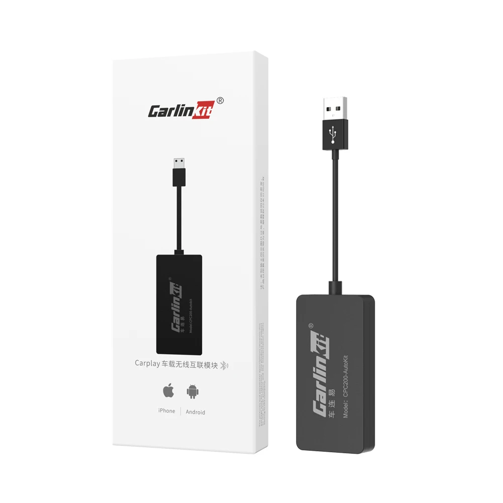 New Carlinkkit Wireless Carplay Dongle For Android Car Radio Auto Screen Mirror Plug And Play USB Adapter Multimedia Player